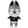 Plüschpuppen 20 cm Skzoo Plüschtiere Stray Kids Cartoon Stofftier Plüschtiere Puppe Wolf Chan Leebit Fox.Ny Jiniret Puppym Fans Geschenk 210 Dhq5F