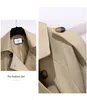 Women's Outerwear Double Breasted Khaki Long Trench Coat Vintage Classic Slim Windbreaker Fashion Winter Korean Casual Women 316R