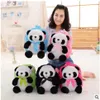 Pluche kindertas Panda Rugzak Kind Meisje Cartoon Verjaardagscadeau Pluche Panda kindertas School Backpack1319Z