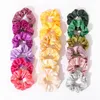 Wedding Hair Jewelry 40PCS Value Wholesale French Elastic Hair Scrunchies For Women Hair Ties Rubber Band Hair Rope Accessories Lady Headdress 202 231013