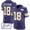 33 Aaron Jones Justin Jefferson Vikings T.J.Hockenson Addison Football Jerseys Joshua Dobbs Lewis Cine Kirk Cousins Randy Moss Danielle Hunter Harrison Smith