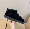مصمم أحذية Ugglie Slippers Australia Sneakers الكاحل النعال الشتوية قصيرة الأحذية الثلاثي الأسود الكستناء الأرجواني