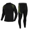 Men's Thermal Underwear Long Johns Gym Jogging Set Winter Fleece Men Thick High Quality Base Layer Sportwear Pajam
