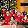 Led-speelgoed Mini-tamboerijn voor kinderen en advertenties Oplichtende tamboerijnen Muziekinstrumenten Speelgoed Handheld Knipperend Glow-spel Verjaardag Christm Dhksk