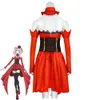 cosplay anime takt op destiny unmei cosplay costume wig sexy woman red dress props alloween stage perform