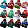 Chapeau Automne et Hiver Designers Lumières LED De Noël Chapeau Tricoté Pour Hommes Et Femmes Couple Fête Carnaval Boule De Laine Chapeau De Noël Chapeau De Laine En Gros