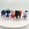 Giocattoli con le dita 6 pz/set Genshin Impact Figura Anime Yae Miko/hu Tao/klee/wanderer/raiden Shogun Action Figure Modello da collezione per adulti Giocattoli per bambole