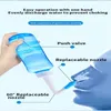 Andra hälsoskönhetsartiklar 1 bit Nasal tvättflaska 300 ml vuxen och barn hålighet fysiologisk saltlösning rinit manual 231013