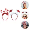 Bandanas acessórios para o cabelo de casamento feminino dia dos namorados bandana amor argola cocar senhorita cupido