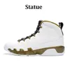 Jumpman 9 9s Basketball Shoes Men Original Designer Light Olive Particle Grey Fire Red Space Jam Racer Blue Chile World Gym University Gold Blue Sports Sneakers 47