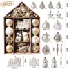 Christmas Decorations Exquisite Premium Festive Christmas Pendant Drop Ornaments Set with Santa Claus and Reindeer 231013