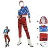 Cosplay Anime Gudo Guido Mista Miss Jojo S Bizarre Adventure Golden Wind Vento Aureo Cosplay Costume Passione Hallowen jeu de rôle Costume