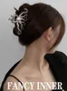 Wedding Hair Jewelry Octopus Hairpin Headwear Punk Pearl Metal Gothic Cool Hair Claw Clip Hair Accessories for Women Jewelry 231013