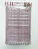 パッケージ箱付きの卸売ベーキング型チョコレート型透明な格子硬質プラスチック型食品グレードマッシュルームバー型ポルカドットパッケージボックス