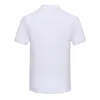 Marque Polo Homme Marque T-shirt Été Luxe Polo Mode Noir et blanc affaires respirant revers manches courtes haut décontracté M-3XL