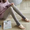 Offre spéciale Leggings Sexy hiver femmes mode chaud velours tricoté épais Leggins nouveau taille haute solide élastique pantalon