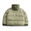 Herbst- und Winter -Herren -Herren -Kapuze Lose Short Down Jacket Fluffy Fluffy läuft nicht lose und einfach. CC