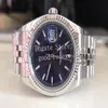 18 Style 36mm Montre Hommes Montres Automatique 2813 Mouvement Bleu Argent Jubilé Cadran Bracelet BP Usine 116234 Date Diamant Cr309B