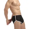 Underpants Men'S Ice Mesh Home Pants Arro Sports Casual Shorts Large Sexy Low Waist Flat Corner Panties
