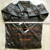 Parkas masculinas 21W33 RockCanRoll US Grande Tamanho Europeu Lavado Feito à Mão Vintage Super Pesado Forro de Lã de Veludo Casual Elegante Jaqueta J231014