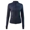 Veste à manches longues femmes yoga gym sweat à capuche col montant fitness yoga formation veste à glissière loisirs sweats 9 styles noir blanc bleu rose y2k taille s-2xl