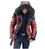 Designer Winter MensJacket Cappotto giacca di pelliccia Stile punk Shopping Autunno e pelle scamosciata Pelliccia sintetica Ecopelle da uomo in ecopelle