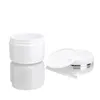 20/30/50/100/150/200G Bouteille en plastique blanc Récipient rechargeable avec couvercle Jars cosmétiques vides Conteneurs de rangement Kiwkm