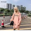 Women's Hoodies Kawaii Ears Hoodie Women Autumn Winter Harajuku Oversized Sweatshirt Cartoon Kpop Gothic Couple Outfit Streetwear