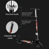 Justerbar kick Scooter Icke-elektrisk utomhusbarn Foot Scooters Foldbar Freestyle Professional Sport Toy