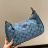 2023 nova bolsa jeans axilas perfumada breeden ningfeng ombro único crossbody teri duplo feminino número 7452