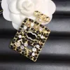 Kadın kanalı seviyor broş tasarımcısı broşlar pimler romantik kız elmas kristal inci pim broşlar altın kaplama sier zarif mücevher hediyesi