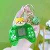 Creative Cartoon Personality Mini Game Machine Keychain Söt handhållen Tetris Game Machine Internet Celebrity Pendant Wholesale