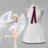 Cosplay anime os sete pecados capitais elizabeth liones cosplay traje peruca deusa clã vestido branco sexy mulher uniforme halloween terno