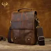 Kvällspåsar kvalitet läder manlig casual design axel messenger väska kohud mode crossbody väska 8 "tablett tygmokla satchel 152 231013