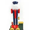 Party Decoration Wood Train Repairman Nutcrackers Soldat Ornament Crafts Decor Supplies For Year Birthday Wedding Holiday Drop 231013