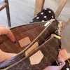 Luxury Old Flower Designer Bag Multi Pocket Crossbody Bag Luxury Wallet Women Shoulder Bag Handbag Women Designer Wallet Luxury