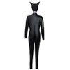 Cosplay Catwomen Cat Girl Sexy Woman Cosplay Costume Anime Nightclub Black Tight Jumpsuit Bodysuit Hallowen Carnival Party Suit