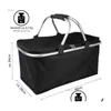 Sacos de armazenamento Portátil Picnic Lunch Bag Ice Cooler Caixa Cesta Cool Hamper Shop Q2 Drop Delivery Home Garden Housekee Organizati Dhrth