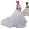 Dubai Arabic Pearls Ball Gown Wedding New Plus Size Sweetheart Backless White Sweep Train Bridal Gowns Bling Beach Garden Beading Sequins Wed Dresses 403