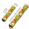 Herensokken Dames Cartoon Verse Groente Warm Mode Nieuwigheid Merch Midden TubeSocks Kleine geschenken