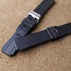 Titta på band Silikon Rubber Watchband Ersatt rem 20mm LUG JACLAND MECHANICAL MENS Soft Waterproof handled