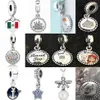 NUOVO 2019 100% argento sterling 925 Messico ciondolo ciondola fascino adatto fai da te donne Europa braccialetto originale gioielli di moda regalo AA220315258r