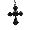 Sautoirs gothique noir grande croix pendentif collier Halloween décoration mariage banquet cadeaux de vacances hommes femmes bijoux quotidiens 231013