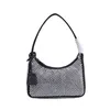 Nylon Hobo Totes Sac Designer Sac sous les bras Blingbling Perles scintillantes Strass sous la lumière de nuit Sacs à bandoulière de mode Femmes Sac à main sous les bras Sac à main Hobos de luxe