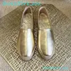 Buty płócienne Mokasyny espadrilles buty luksusowe cap palce oryginalne 100% skórzane pikowanie czyste ręczne szycie kobiety luksusowy szczytowy rozmiar sprężyny 34-42