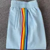 Designer Men Palm Pant Print Fashion Style Long Pants Casual Mens Rainbow Jogger Stripes Drawing