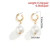 Ensemble de boucles d'oreilles et collier pour femmes, tendance, rétro, mariage, grandes perles, chaîne perlée, cadeau, Bracelet de perles à la mode