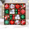 Juldekorationer Julgranbollar 42 st 5cm Big Christmas Ball Multicolor Ball Decorations Christmas Tree Ornaments Set for Home Party 231013