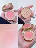 5,5 g de poudre de fard à joues soyeux 4 couleurs rose soyeuse abricot tendre rose vif palette de maquillage corail brillant FARD A JOUES POUDRE SOYEUSE