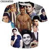 Nuovo Popolare zac efron collage T-shirt Uomo Donna T-shirt con stampa 3D Harajuku Casual Summer Style Top A52269U